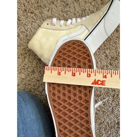 Vans Womens Yellow Sk8 tapered stackform Shoes 7 High top floral sneaker lace up - Picture 7 of 7